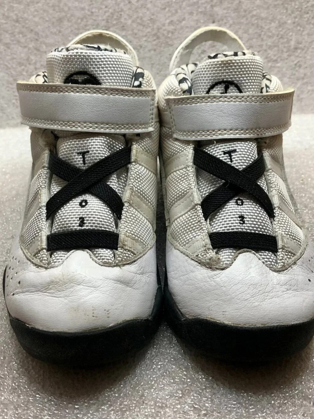 Nike Air Jordan 6 Rings TD Shoes White Black 323420-107 Toddler Infant Size 10C
